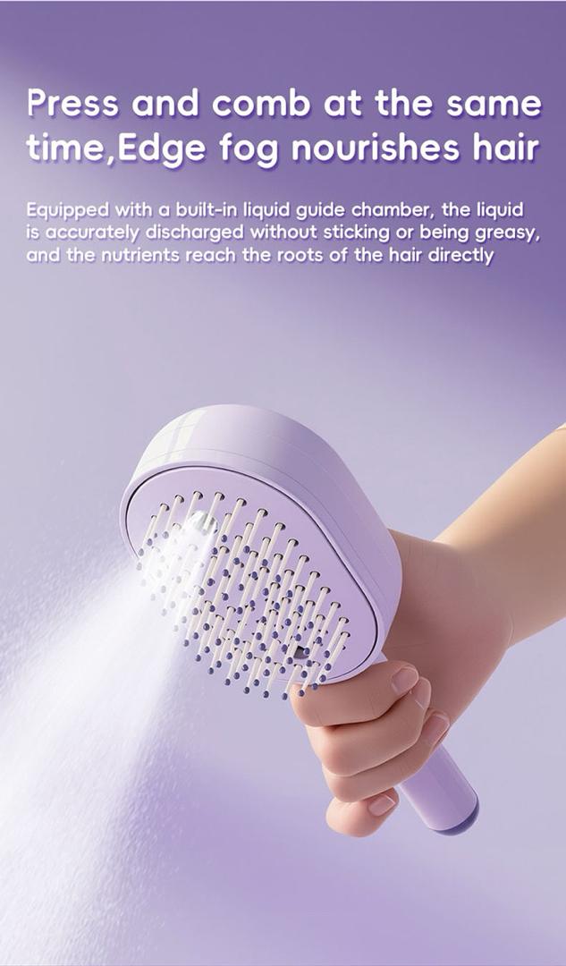 MistGlow™ 3-in-1 Hair Brush