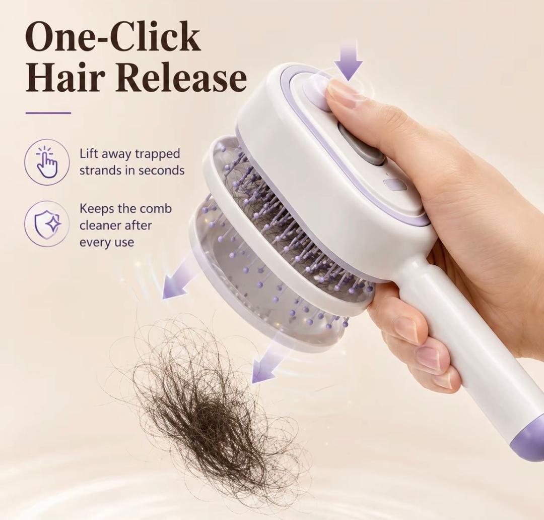 MistGlow™ 3-in-1 Hair Brush